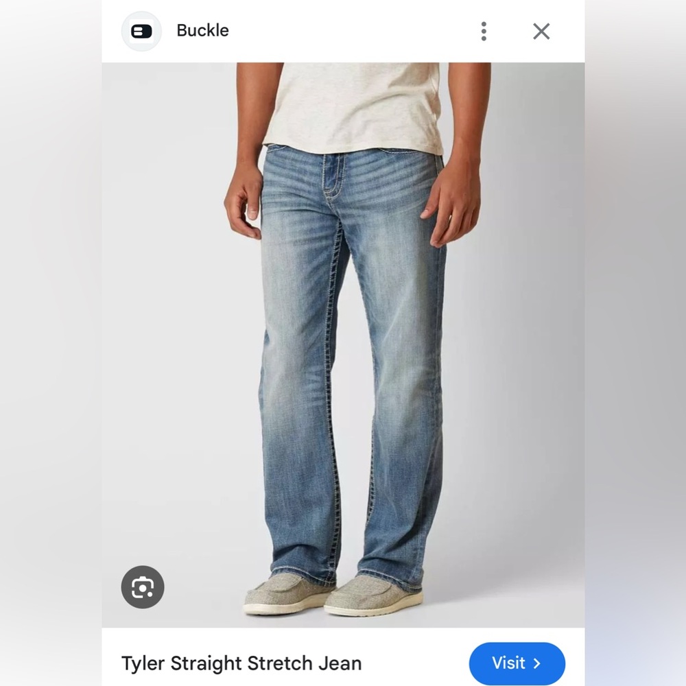Buckle Tyler Straight Jeans Classic Style